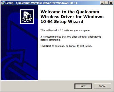 Qualcomm NFA725a WLAN / Bluetooth drivers 1.0.0.1694