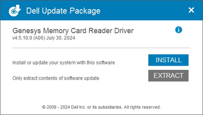 Genesys Logic USB3.0 Card Reader drivers 4.5.10.0